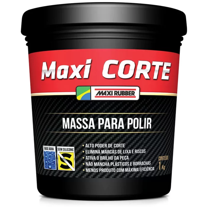 Massa de Polir Maxi Corte Maxi Rubber