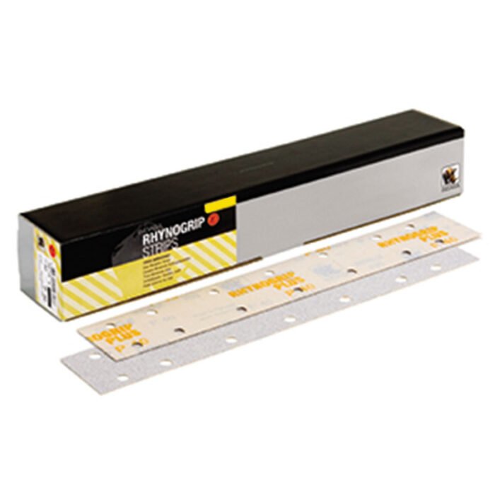 Tira de Lixa Rhynogrip HT Line 70x420mm grão P80 ao P400 c/ furo