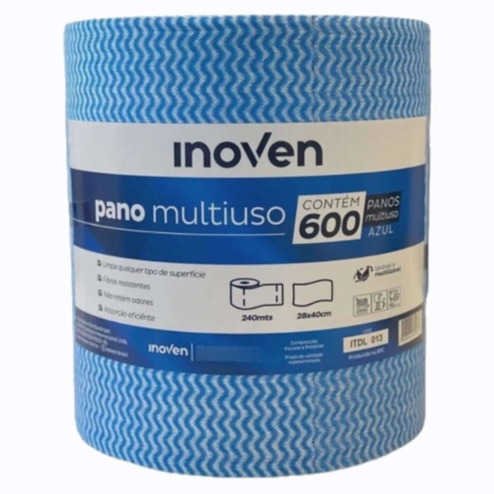 Pano Multiuso Inoven 28cm x 240m – Azul